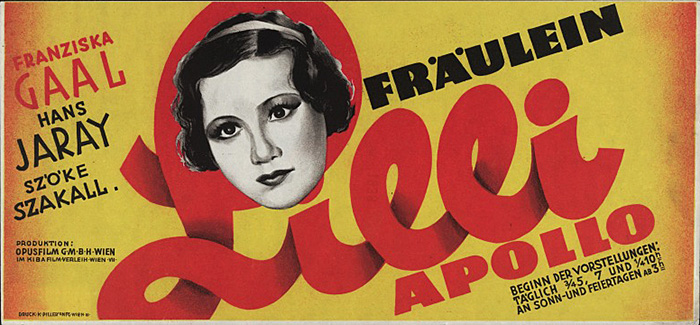 Plakat zum Film: Fräulein Lilli