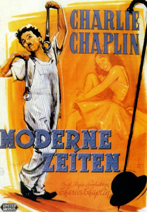 Filmplakat: Moderne Zeiten (1936) - Plakat 3 von 6 - Filmposter-Archiv