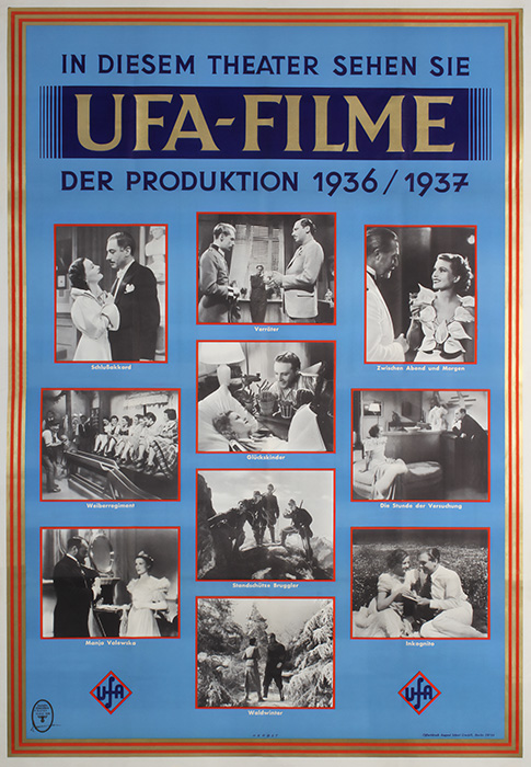 Plakat zum Film: UFA-Filme der Produktion 1936/1937