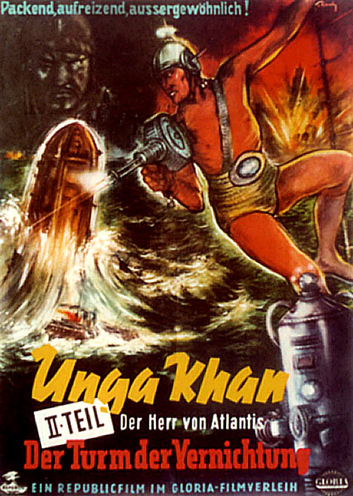 Plakat zum Film: Unga Khan, der Herr von Atlantis - 2. Der Turm der Vernichtung