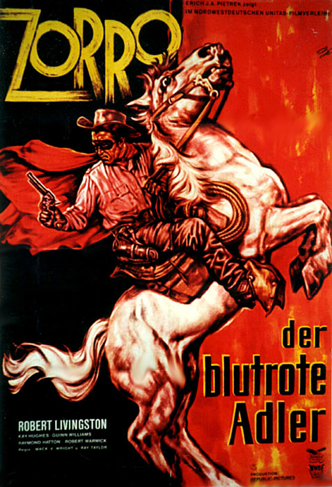 Plakat zum Film: Zorro, der blutrote Adler