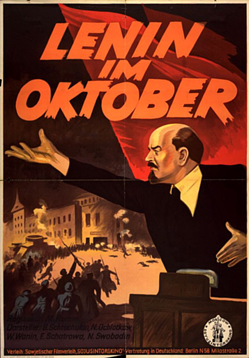 Plakat zum Film: Lenin im Oktober