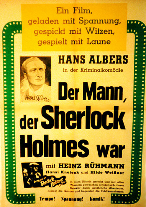 Plakat zum Film: Mann, der Sherlock Holmes war, Der