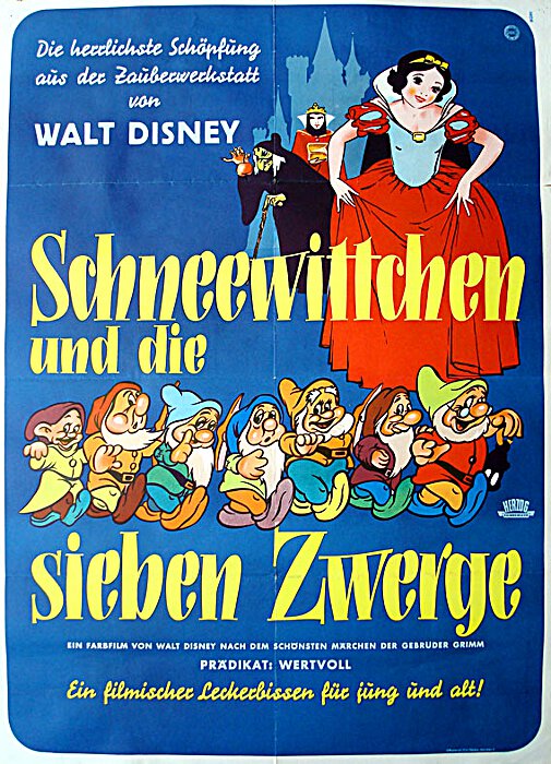 Plakat zum Film: Schneewittchen und die sieben Zwerge