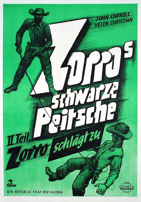 Plakat zum Film: Zorros schwarze Peitsche