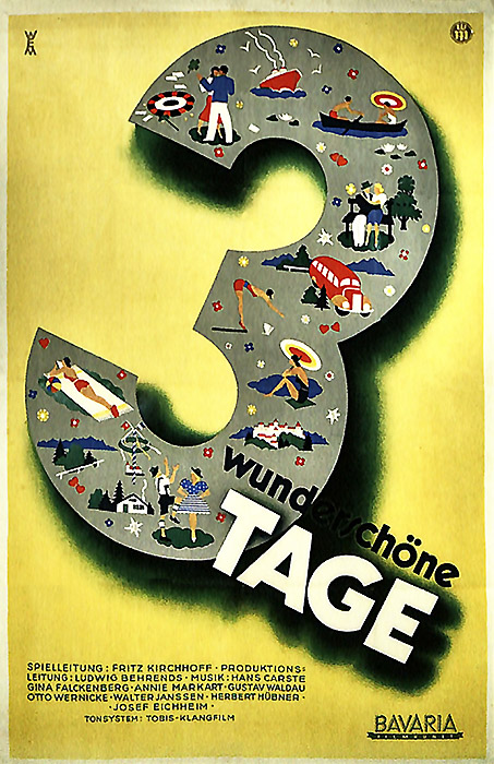 Plakat zum Film: Drei wunderschöne Tage