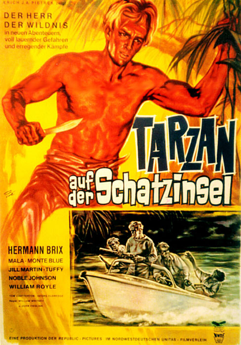 Plakat zum Film: Tarzan auf der Schatzinsel