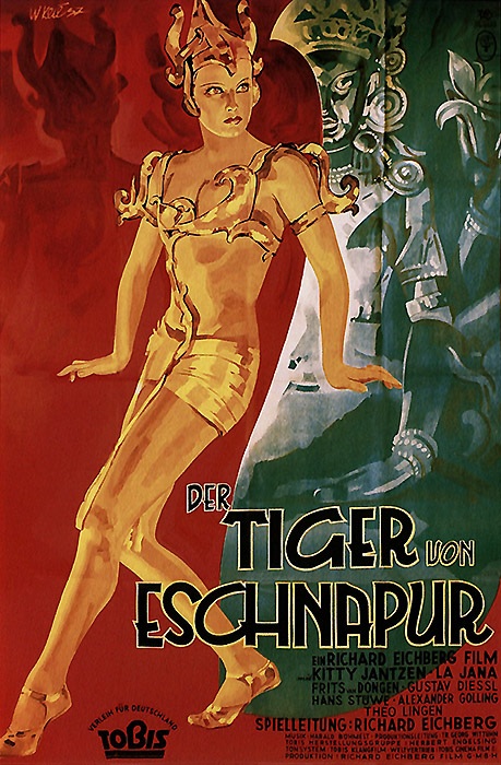 Plakat zum Film: Tiger von Eschnapur, Der