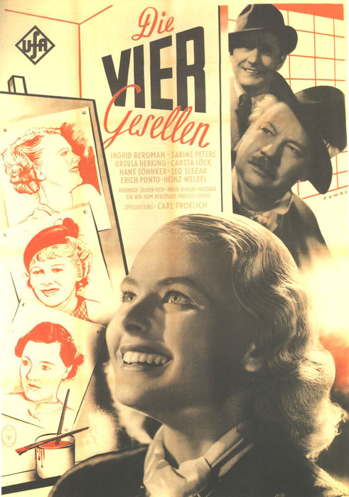 Plakat zum Film: vier Gesellen, Die