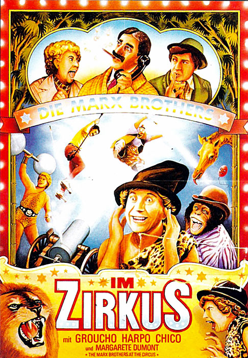 Plakat zum Film: Marx Brothers im Zirkus, Die