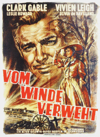 Plakat zum Film: Vom Winde verweht