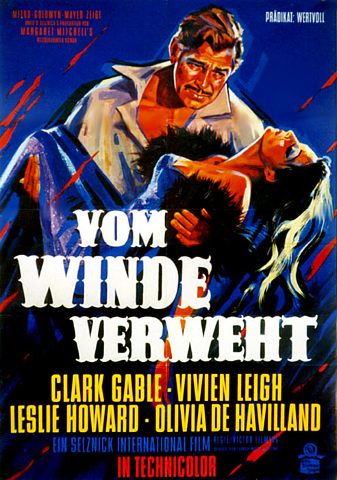 Plakat zum Film: Vom Winde verweht