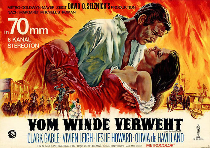 Plakat zum Film: Vom Winde verweht