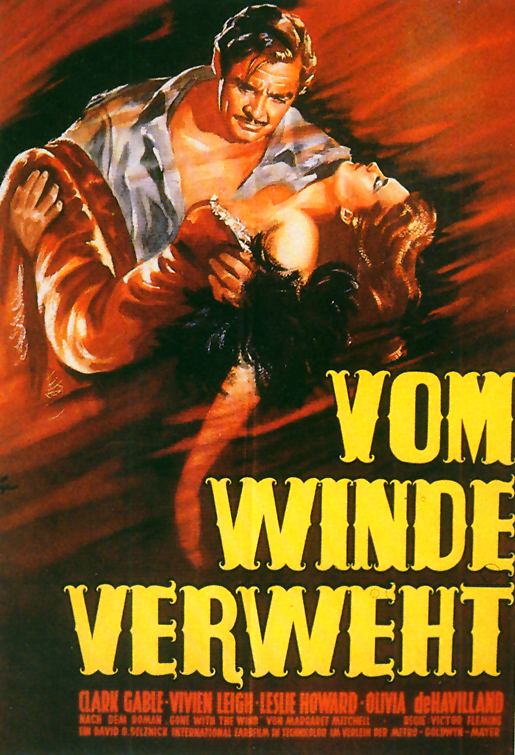Plakat zum Film: Vom Winde verweht