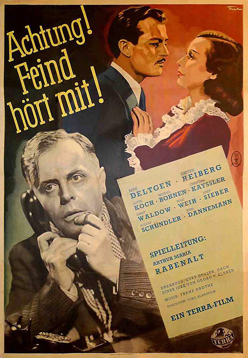 Plakat zum Film: Achtung! Feind hört mit!