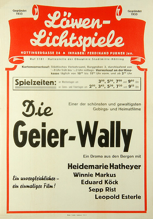 Plakat zum Film: Geierwally, Die