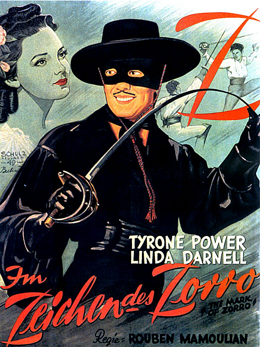 Filmplakat: Im Zeichen des Zorro (1940) - Plakat 1 von 2 - Filmposter