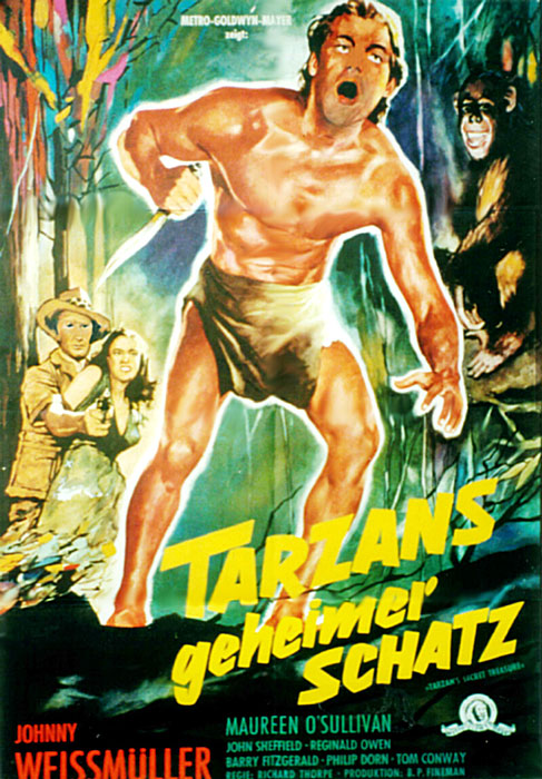 Plakat zum Film: Tarzans geheimer Schatz