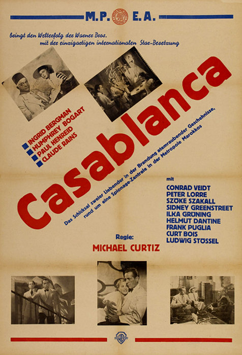 Plakat zum Film: Casablanca
