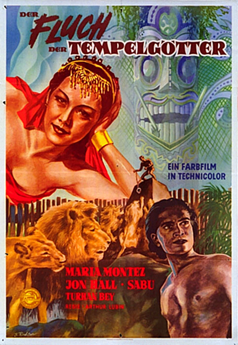 Plakat zum Film: Fluch der Tempelgötter, Der