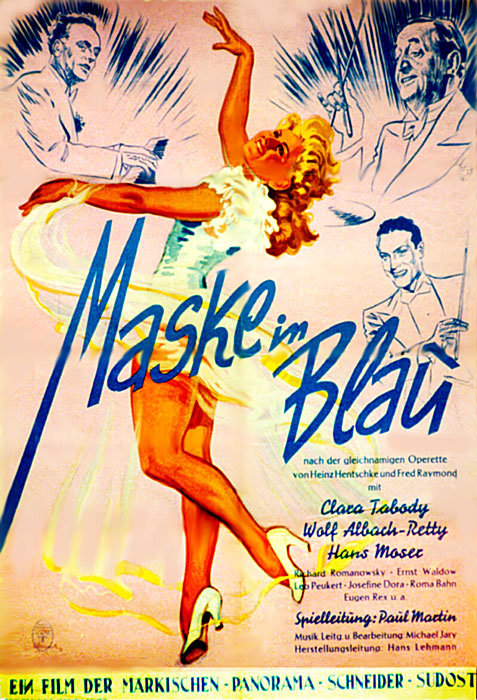 Plakat zum Film: Maske in Blau