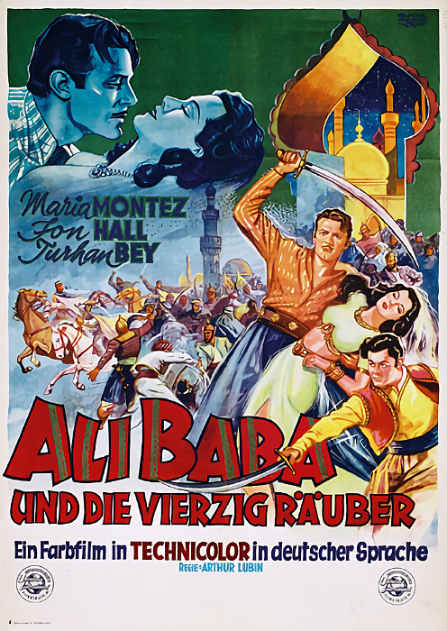 Plakat zum Film: Ali Baba und die vierzig Räuber