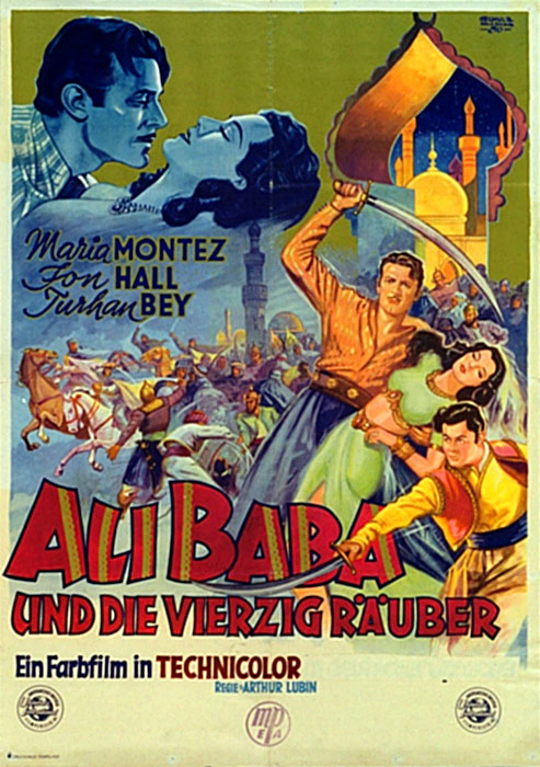 Plakat zum Film: Ali Baba und die vierzig Räuber