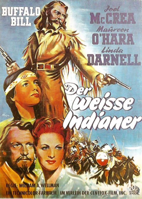 Plakat zum Film: Buffalo Bill, der weiße Indianer