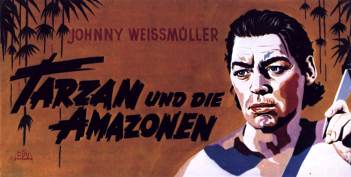 Plakat zum Film: Tarzan und die Amazonen