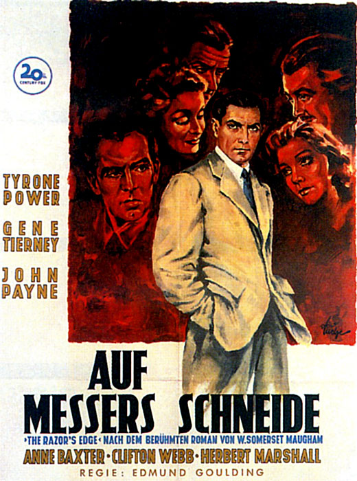 Plakat zum Film: Auf Messers Schneide