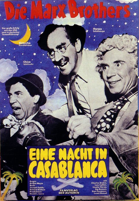 Plakat zum Film: Nacht in Casablanca, Eine