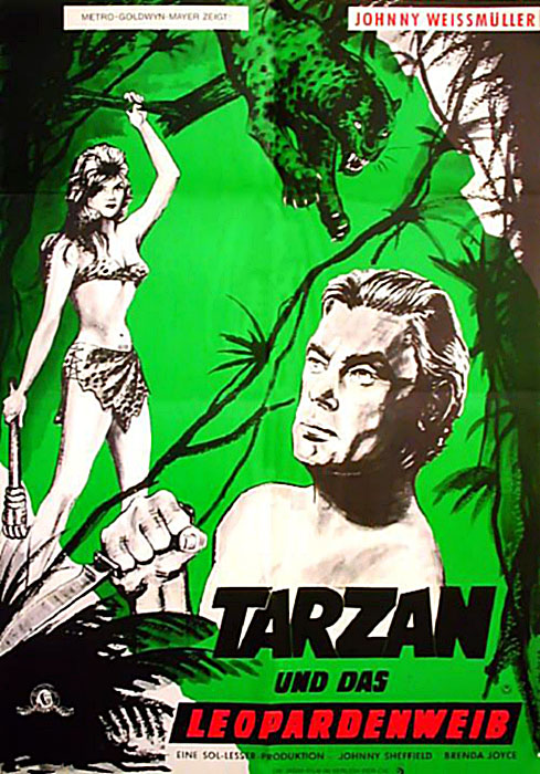 Plakat zum Film: Tarzan und das Leopardenweib