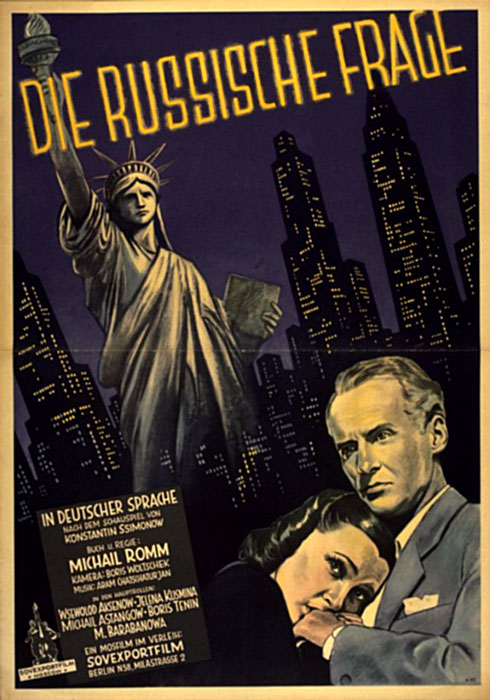 Plakat zum Film: russische Frage, Die