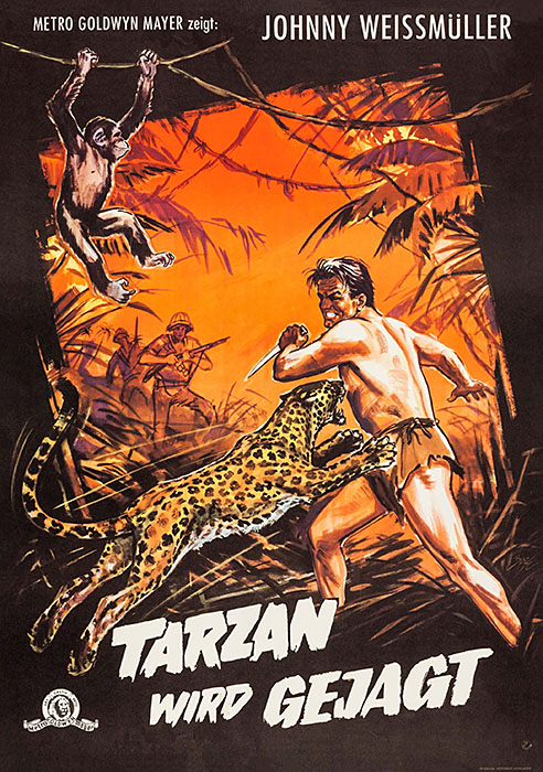 Plakat zum Film: Tarzan wird gejagt