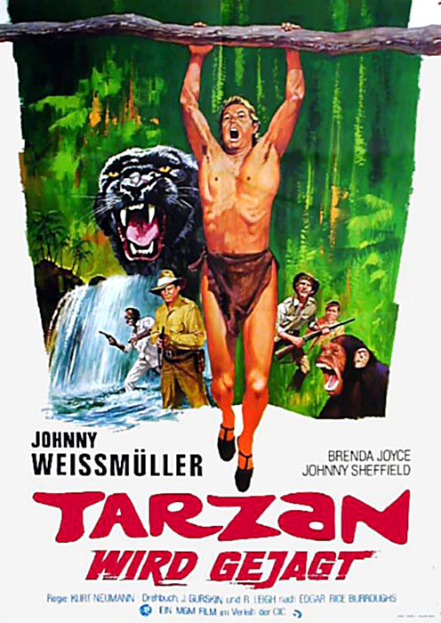 Plakat zum Film: Tarzan wird gejagt