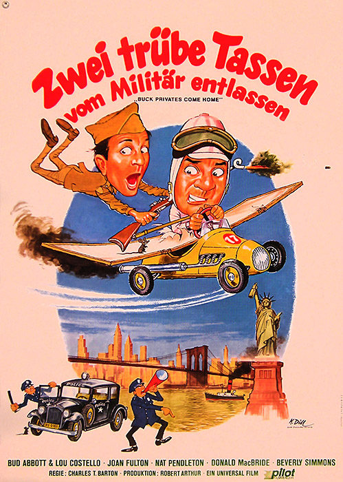 Plakat zum Film: Zwei trübe Tassen - vom Militär entlassen