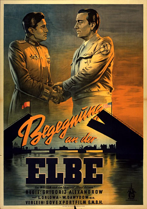Plakat zum Film: Begegnung an der Elbe