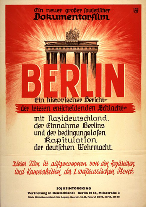 Plakat zum Film: Fall von Berlin, Der - Erster Teil