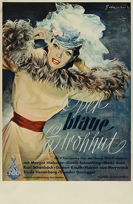 Plakat zum Film: blaue Strohhut, Der
