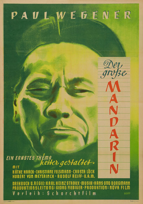 Plakat zum Film: große Mandarin, Der