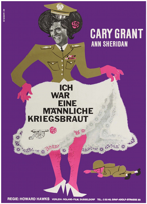 Plakat zum Film: Ich war eine männliche Kriegsbraut