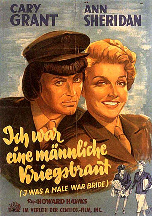 Plakat zum Film: Ich war eine männliche Kriegsbraut