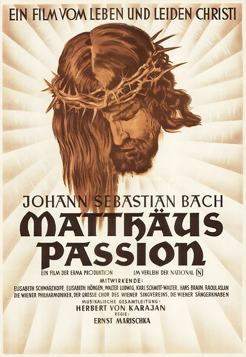 Plakat zum Film: Matthäus Passion