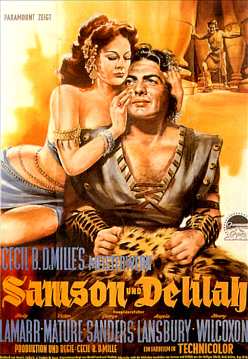 Plakat zum Film: Samson und Delilah