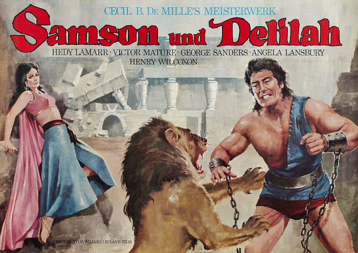 Plakat zum Film: Samson und Delilah