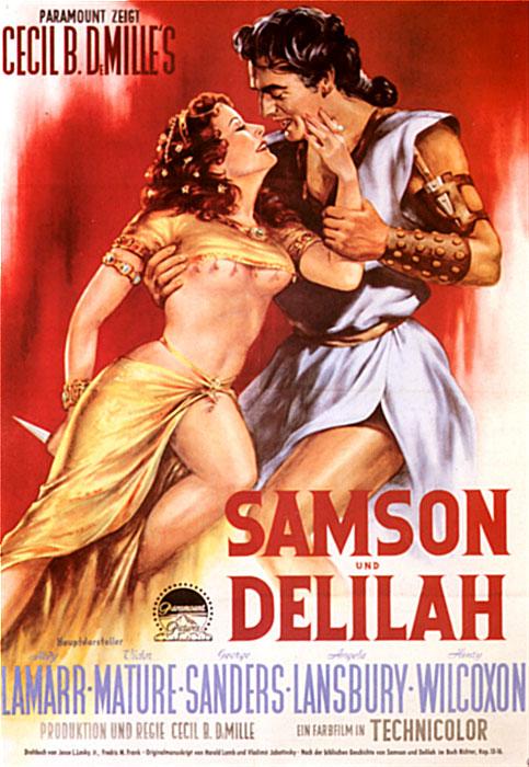 Plakat zum Film: Samson und Delilah