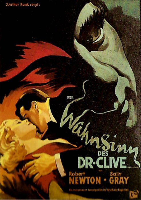 Plakat zum Film: Wahnsinn des Dr. Clive, Der