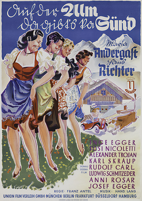 Plakat zum Film: Auf der Alm, da gibt's ka Sünd'
