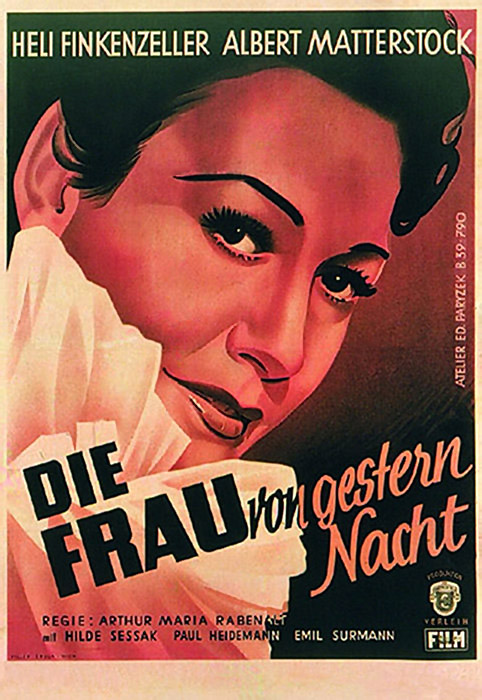 Plakat zum Film: Frau von gestern Nacht, Die