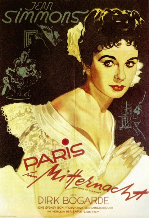 Filmplakat Paris Um Mitternacht 1950 Plakat 1 Von 2 Filmposter Archiv